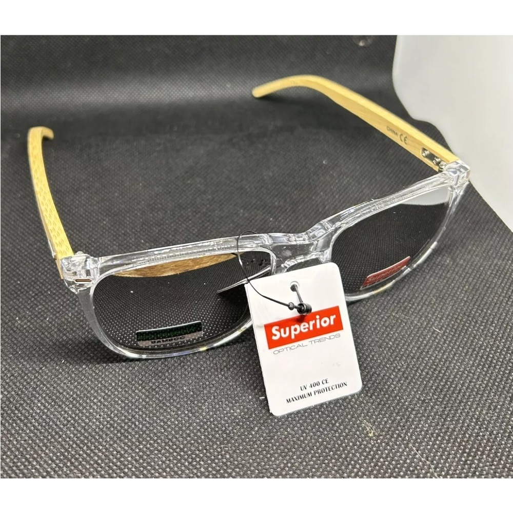 Superior Bamboo Unisex Wood Sunglasses Eco-Friendly Bamboo